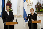 Viron presidentin työvierailu 17. lokakuuta 2011. Copyright © Tasavallan presidentin kanslia